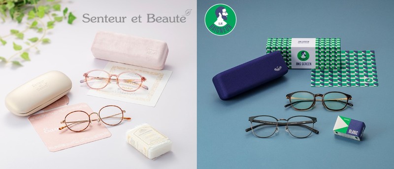 フランスの石鹸ブランド2社とのコラボメガネが登場!!