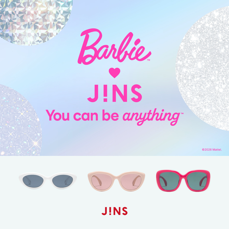 世界で最も有名なファッションドールBarbie™とJINSのコラボコレクションが